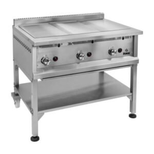 FOGÃO FORGE RESISTENTE – TAMPA PLANA – A GÁS – 3 BOCAS