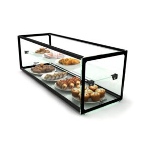 Vitrine ambiente Salvadore (prateleira dupla) 1200 mm x 330 mm x 315 mm