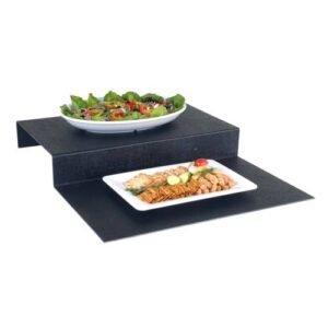Elevador de escada em ABS – 2 degraus (preto) 600 x 750 x 95 mm