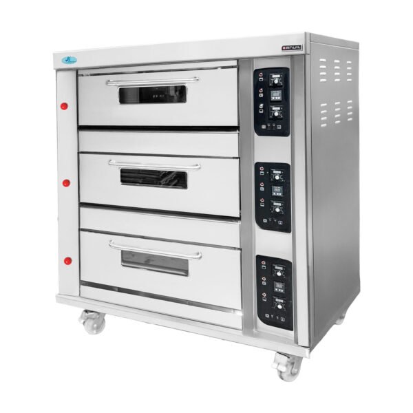 FORNO DE BANDEJA ANVIL – A GÁS – 6 BANDEJAS – TRIPLO