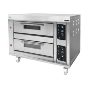 Forno de lastro ANVIL – a gás – 4 bandejas – duplo