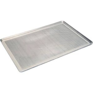 Assadeira perfurada em aço alustre – 600 x 400 x 10 mm