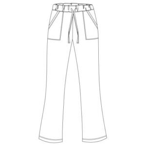 Calças largas femininas para uniforme de chef – tamanho XXXG