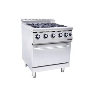 Fogão a gás com forno a gás ANVIL – 4 bocas