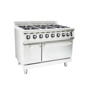Fogão a gás com forno elétrico ANVIL – 6 bocas