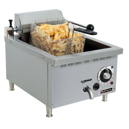 Fritadeira elétrica ANVIL – 1 x 10 litros – Alta velocidade – 5,6 kW