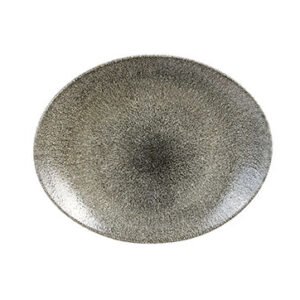 RAKU QUARTZ PRETO – PRATO OVAL COUPE – 31,7 X 25,5 CM (12)
