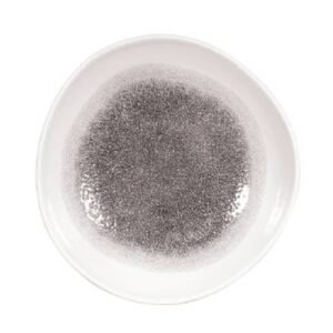 RAKU QUARTZ PRETO – TIGELA REDONDA ORGÂNICA – 25,3CM (12)