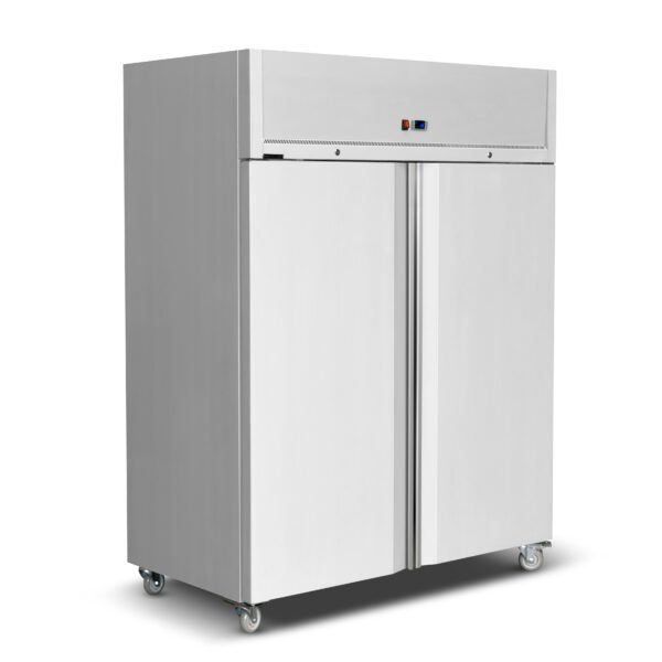 REFRIGERADOR DE COZINHA COMERCIAL – DUAS PORTAS – AÇO INOXIDÁVEL