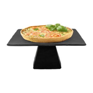 SUPORTE DE ARDÓSIA PRETO – 25 X 25 X 12 CM (1)