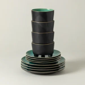 Set 12 Peças de Mesa com Taça Riviera