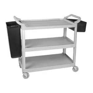 Carrinho de chá de plástico – 3 prateleiras – 1030 x 510 x 960 mm